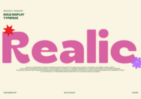 Realic Font - Featured Image
