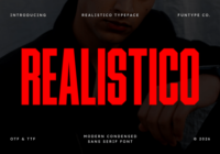 Realistico Font - Featured Image