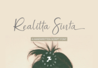 Realitta Sinta Font - Featured Image