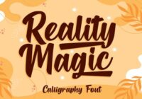 Reality Magic Font - Featured Image