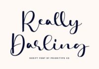 Really Darling Font - Featured Image