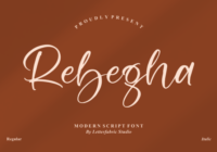 Rebegha Font - Featured Image