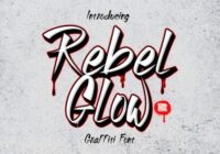 Rebel Glow Font - Featured Image