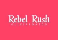 Rebel Rush Font - Featured Image