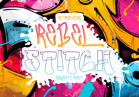Rebel Stitch Font - Featured Image