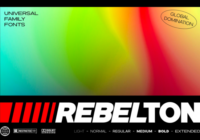 Rebelton Font - Featured Image