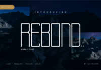 Rebond Font - Featured Image