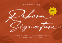 Reborn Signature Font - Featured Image