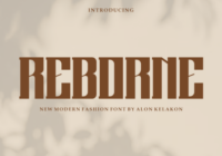 Reborne Font - Featured Image