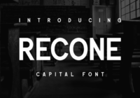 Recone Font - Featured Image