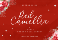 Red Camellia Font - Featured Image