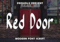 Red Door Font - Featured Image