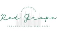 Red Grape Font - Featured Image