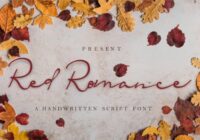 Red Romance Font - Featured Image