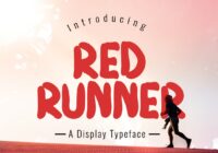 Red Runner Font - Featured Image