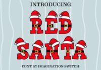 Red Santa Font - Featured Image