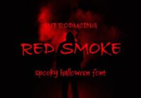 Red Smoke Font - Featured Image