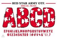 Red Star Army Font - Featured Image