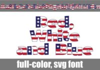 Red, White, and Blue Font - Featured Image