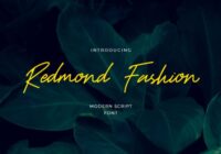 Redmond Fashion Font - Featured Image