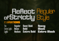 Reflect of Strictly Font - Featured Image