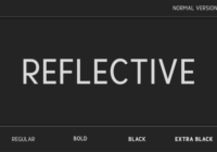 Reflective Font - Featured Image