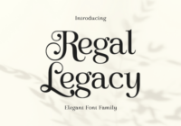 Regal Legacy Font - Featured Image