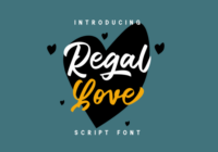 Regal Love Font - Featured Image