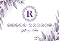 Regal Wreath Monogram Font - Featured Image
