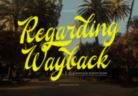 Regarding Wayback Font - Featured Image
