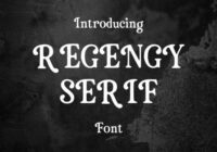 Regency Serif Font - Featured Image