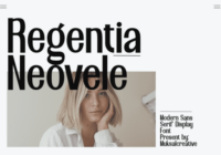 Regentia Neovele Font - Featured Image