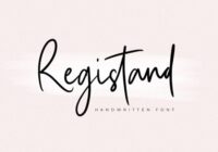 Registand Font - Featured Image