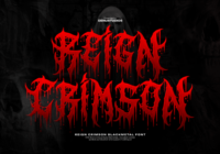 Reign Crimson Font - Featured Image