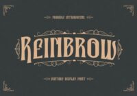 Reinbrow Font - Featured Image