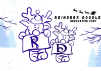 Reindeer Doodle Font - Featured Image