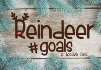 Reindeer Goals Font - Featured Image