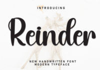 Reinder Font - Featured Image