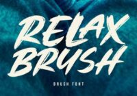 Relax Brush Font - Featured Image