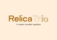 Relica Trio Font - Featured Image