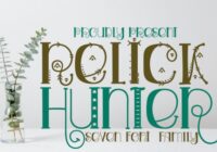 Relick Hunter Font - Featured Image