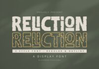 Reliction Font - Featured Image