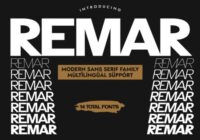 Remar Font - Featured Image