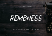 Rembhess Font - Featured Image