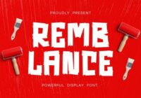 Remblance Font - Featured Image