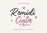 Remidi Cinta Font - Featured Image