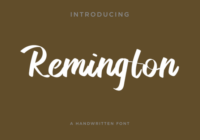 Remington Font - Featured Image