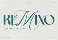Remixo Font - Featured Image