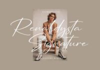 Renaldysta Signature Font - Featured Image