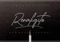 Renaligito Font - Featured Image